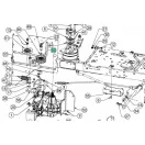 MTD ékszíj feszítő görgő (drive) 2.75" 756-0981B (756-04224)