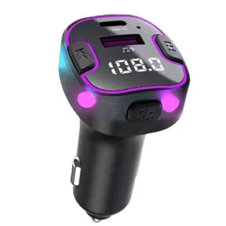   Transmitter - 12/24v c49 bluetooth kihangosító 5.3+edr rgb - fm/transzmitter 53036 autolife (766276)