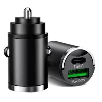   Szivargyújtó adapter - 12/24v - max 100wusb-a +usb-c (pd/qc) 13313 autolife (766413)