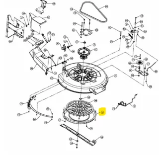 MTD késtartó ventilátor burkolat (783-0289637)