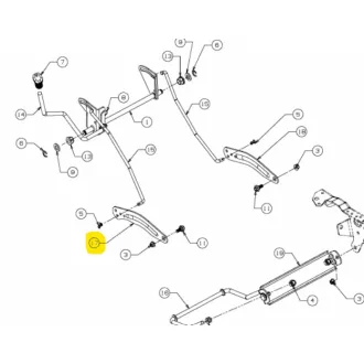 MTD LT deck függesztő lemez jobb (783-04494C-S)