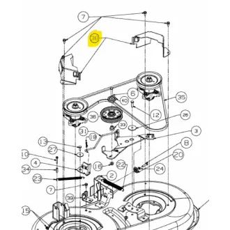 MTD ékszíjburkolat (783-04602C-S)