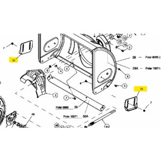 MTD csúszótalp hómaró 784-5580637 (784-5580)