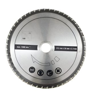   Scheppach TCT fűrészlap (255 x 30 x 2,2 mm, 48 fog) HS 105 / HM 254-hez (7901200704)