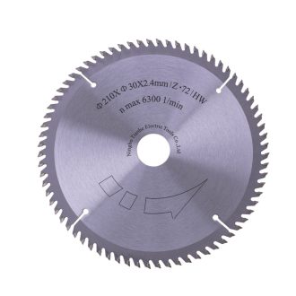   Scheppach TCT fűrészlap (210 x 30 x 2,4 mm, 72 fogú) PL 75-höz (7901800602)