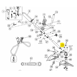 MTD Hajtóspirál alsó  765mm 790, 890, 990 (791-181570)