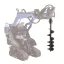 Scheppach Földfúrószár O 200 mm (MKL 730)  (7915400713)