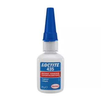   Loctite 435 - növelt szívósságú, átlátszó etil-cianoakrilát pillanatragasztó - 20 g (871787)