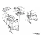 Cub Cadet felső műszerfal,  XT1 XT2 XT3 LT42 LT46 GT50 GT54 fűnyíró traktorokhoz (931-12495)