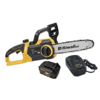   Riwall PRO RACS 2520i SET - akkus láncfűrész 20 V szénkefe nélküli motorral (akkuval és töltővel)  (AC42F2101009B)
