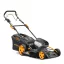 Riwall PRO RALM 4640 SPi - akkumulátoros önjáró fűnyíró szénkefe nélküli motorral 4 az 1-ben, 40 V (akku és töltő nélkül)  (AM18B1901054B)