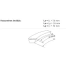 Fűnyíró traktor ékszíj 16x9x2400 Li (E5L-LG970SWR)