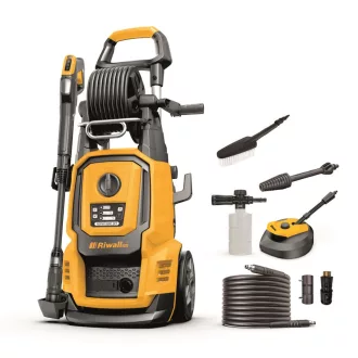  Riwall PRO REPW 180 RC SET elektromos magasnyomású mosó 180 bar, távvezérléssel és tartozékokkal (EP25A2401109B)