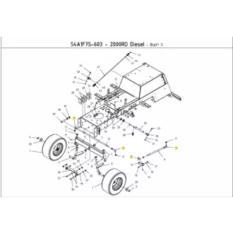 Cub-Cadet kormány gömbfej (FG100177)