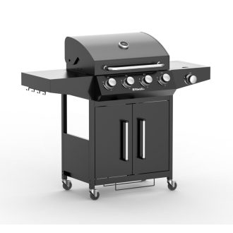   Riwall PRO RGG 41 gázüzemű grillsütő 15 kW, 4+1 gázégővel (GB01A2401114B_hu)