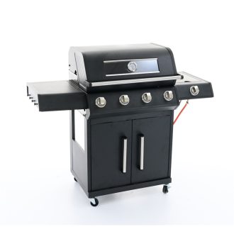   Riwall PRO RGG 41 EXL prémium gázüzemű grillsütő 17 kW, 4+1 gázégővel (GB01A2401115B_hu)