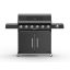 Riwall PRO RGG 61 EXL prémium gázüzemű grillsütő 24 kW, 6+1 gázégővel (GB01A2401116B_hu)