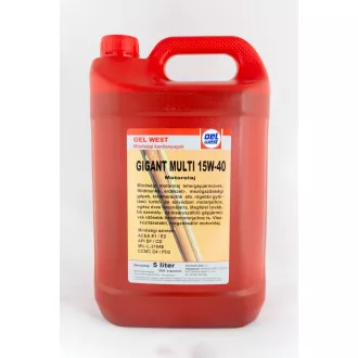 Oest Gigant Multi 15W-40 motorolaj 5L (GIGANT 15W-40/5L)