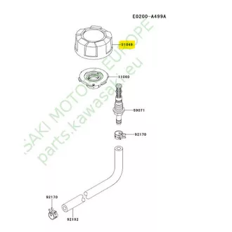 Kawasaki tanksapka Fj180v 51049-2087 (KM-003203)