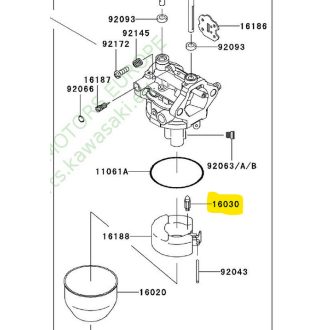 Kawasaki tűszelep FJ180V 16030-7004 (KM-022716)