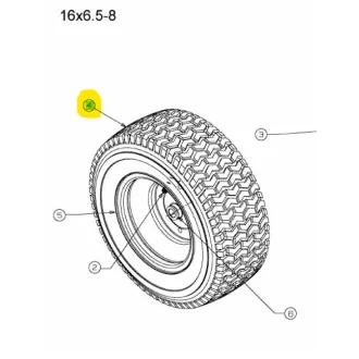 Gumiköpeny / KO16x6,5-8