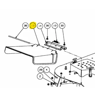 MTD oldalkidobó fedél TANK S60 (LZ-01006693)