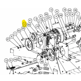 MTD feszítőgörgő Tank S60 (LZ-02004558)