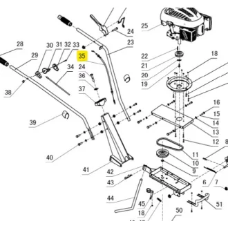 Riwall bowden kuplung (MC41604)