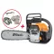 Riwall PRO RPCS 5140 SET benzinmotoros láncfűrész 49 cm3 motorral és ajándék tartozékokkal (PC42A2201058B_set)