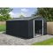 Riwall PRO RMSA 12x10 Anthracite fém kerti tároló 3 x 3,7 m nyeregtetővel (antracit) (SD-X1210-H170C-A)