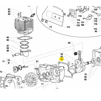   MTD GCS láncfűrész forgattyúsház tömítés (SG-2044850)