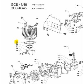 MTD GCS láncfűrész hengertalp tömítés (SG-2050830)
