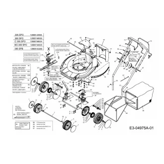 MTD fűnyíró kerék tengely persely (SG-4006840)