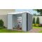 Riwall PRO RMSP 6x8 antracit fém kerti tároló 2,4 x 1,8 m lapostetővel (antracit) (SM-F68K-H158-A)
