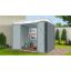 Riwall PRO RMSP 6x8 antracit fém kerti tároló 2,4 x 1,8 m lapostetővel (antracit) (SM-F68K-H158-A)