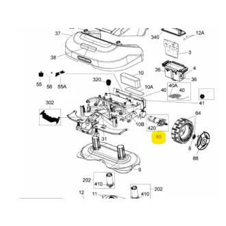   MTD robotfűnyíró hajtómű RS, XR3 modellekhez (SMSB6206B)